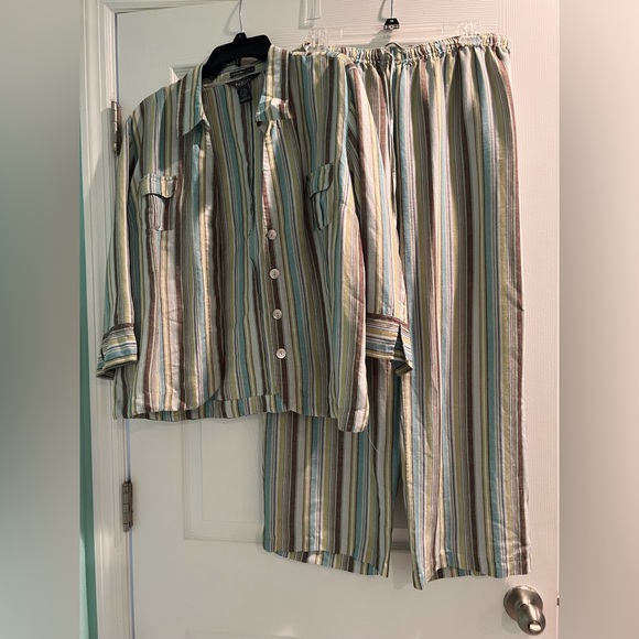 Vintage Van Heusen Washable Linen Pant St - Picture 1 of 15